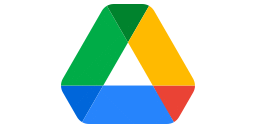 The Google Drive logo, a multi-colored triangle